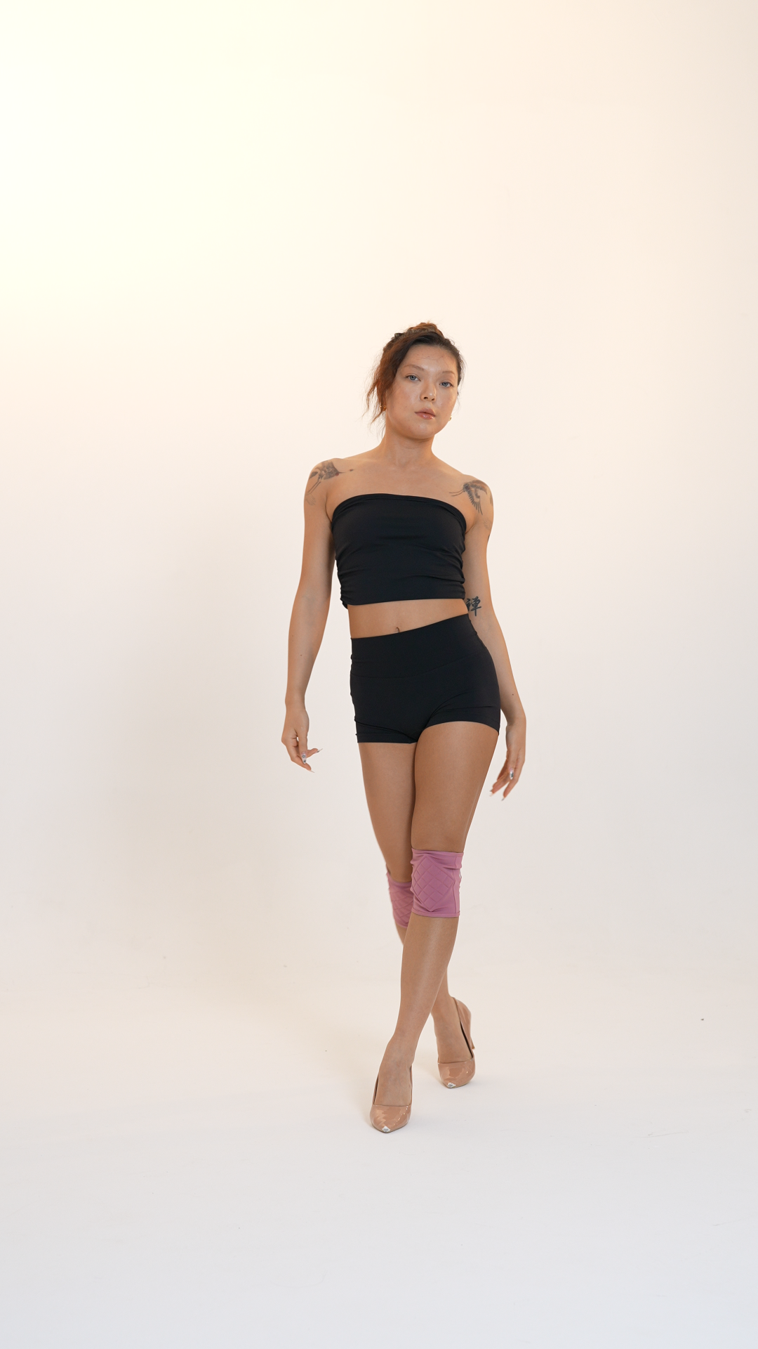 HeelsFever - Knee Pads - Quick Drying Collection-advanced Level - for heels/jazz/yoga/twerk - China Pink